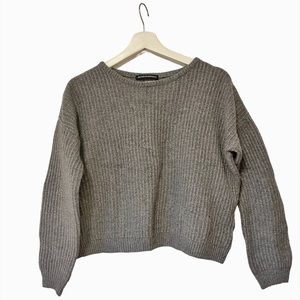 Brandy Melville Gray Sweater Knit in one size
